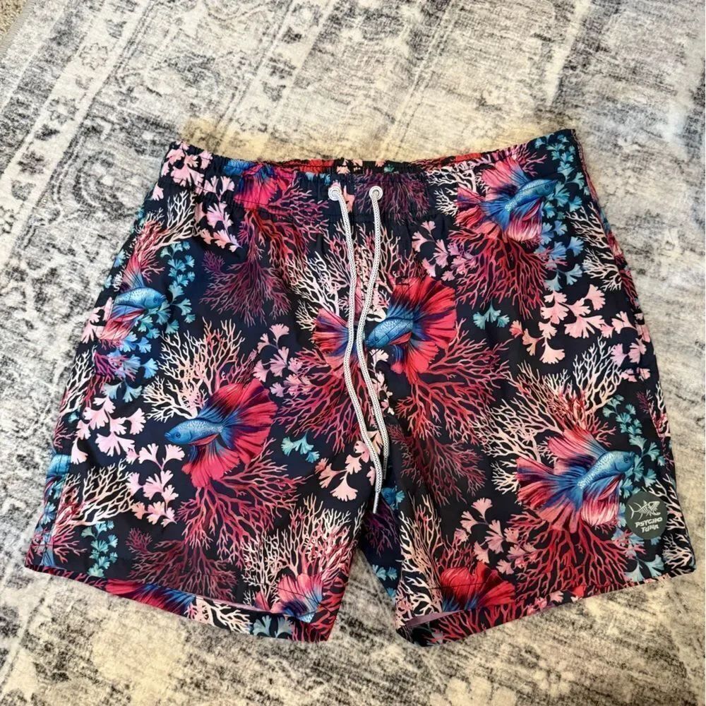 Mens psycho tuna board shorts